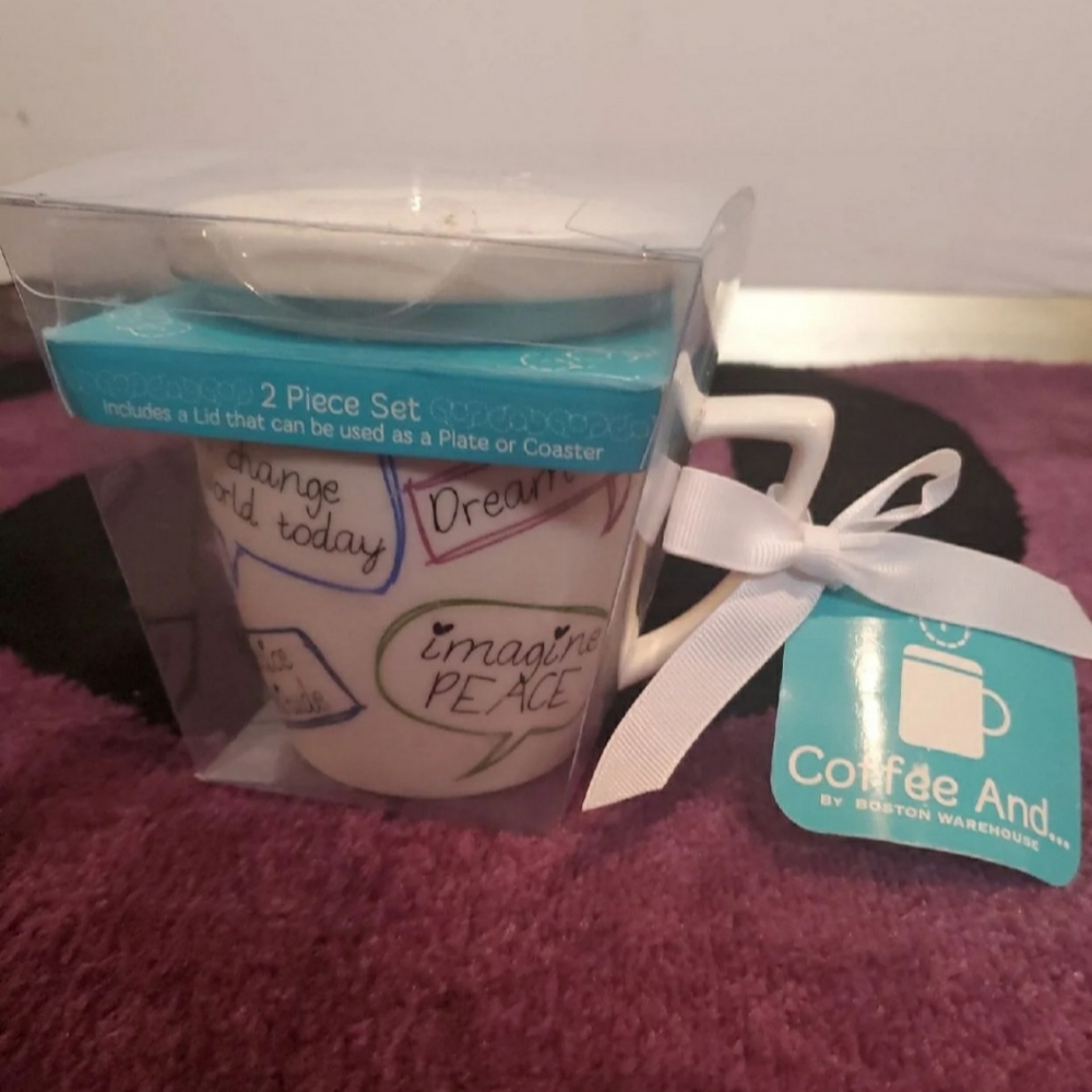2 piece Inspiring Coffee or Tea mug